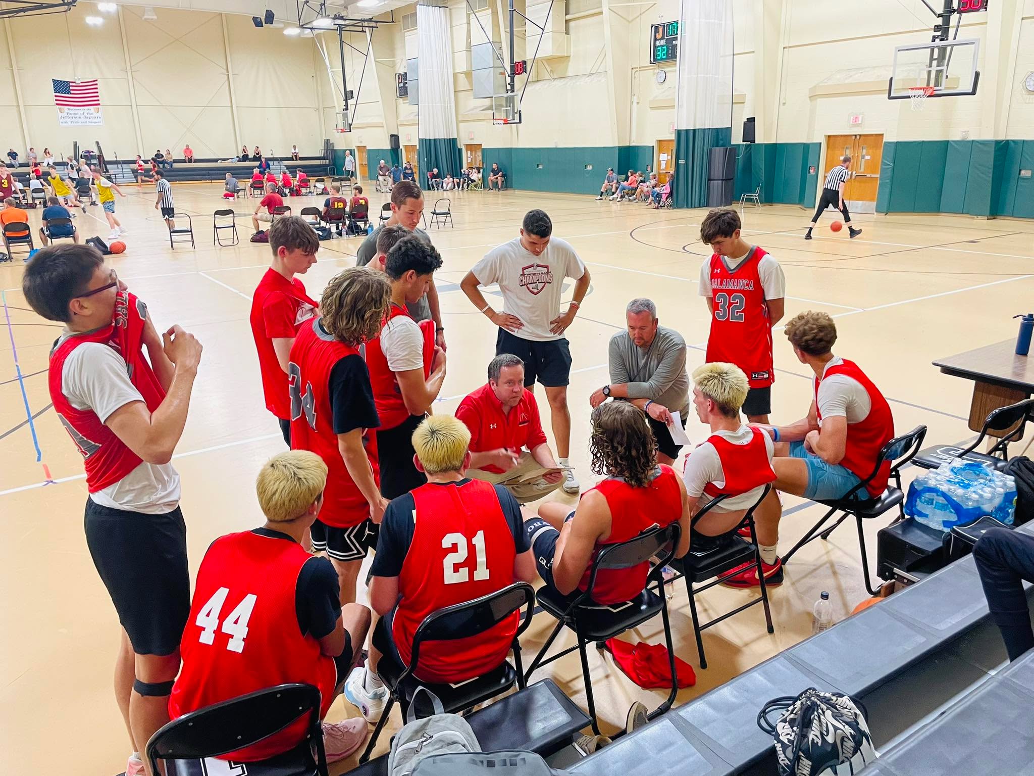 Summer League night #2. 

These boys have played 10 games in 7 days and they are doing a great job working through some growing pains. It’s awesome to see so many boys I’ve watched since they were little growing in confidence and skill. 

❤️🩶